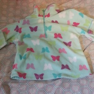 Multicolored Girl Pull Over with Butterflies